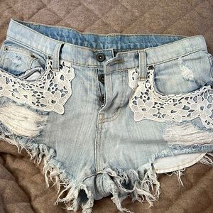 Carmar denim shorts